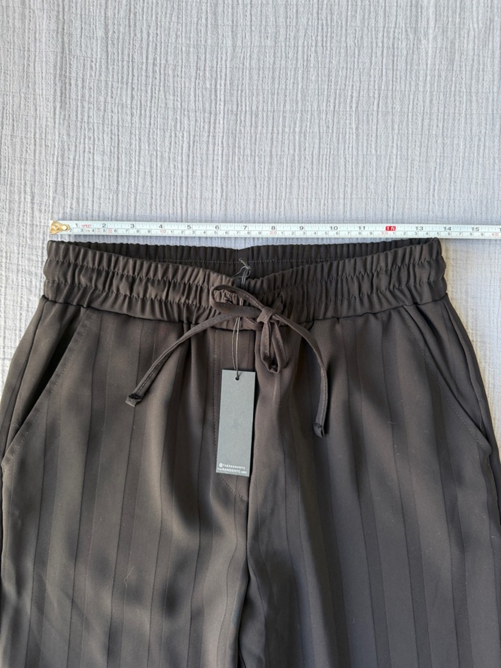 The Range Tonal Stripe Crepe Pant with Elastic Waist NWT - Picture 6 of 12